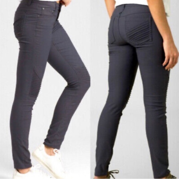 Prana Pants - Prana Brenna moto skinny pants leggings size 2